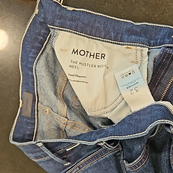 💕MOTHER💕 The Hustler Roller Heel Jeans ~ Small Pleasures 32 NWT - Picture 14 of 16